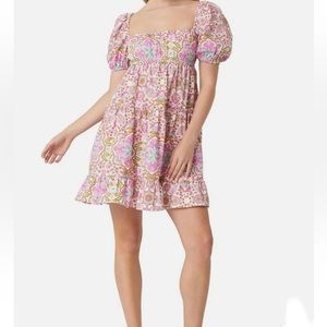 Misa Los Angeles Kayla Dress In Veranda Flora NWT